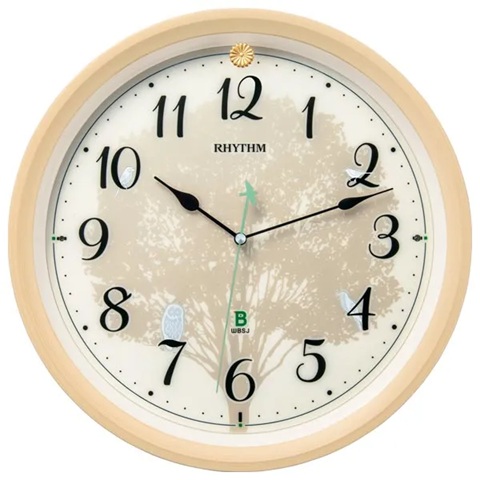 電波時計　四季の野鳥